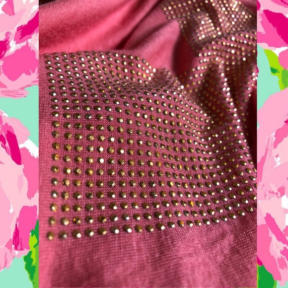 Rhinestone Cross Short Sleeve Top - Picture 4 of 4